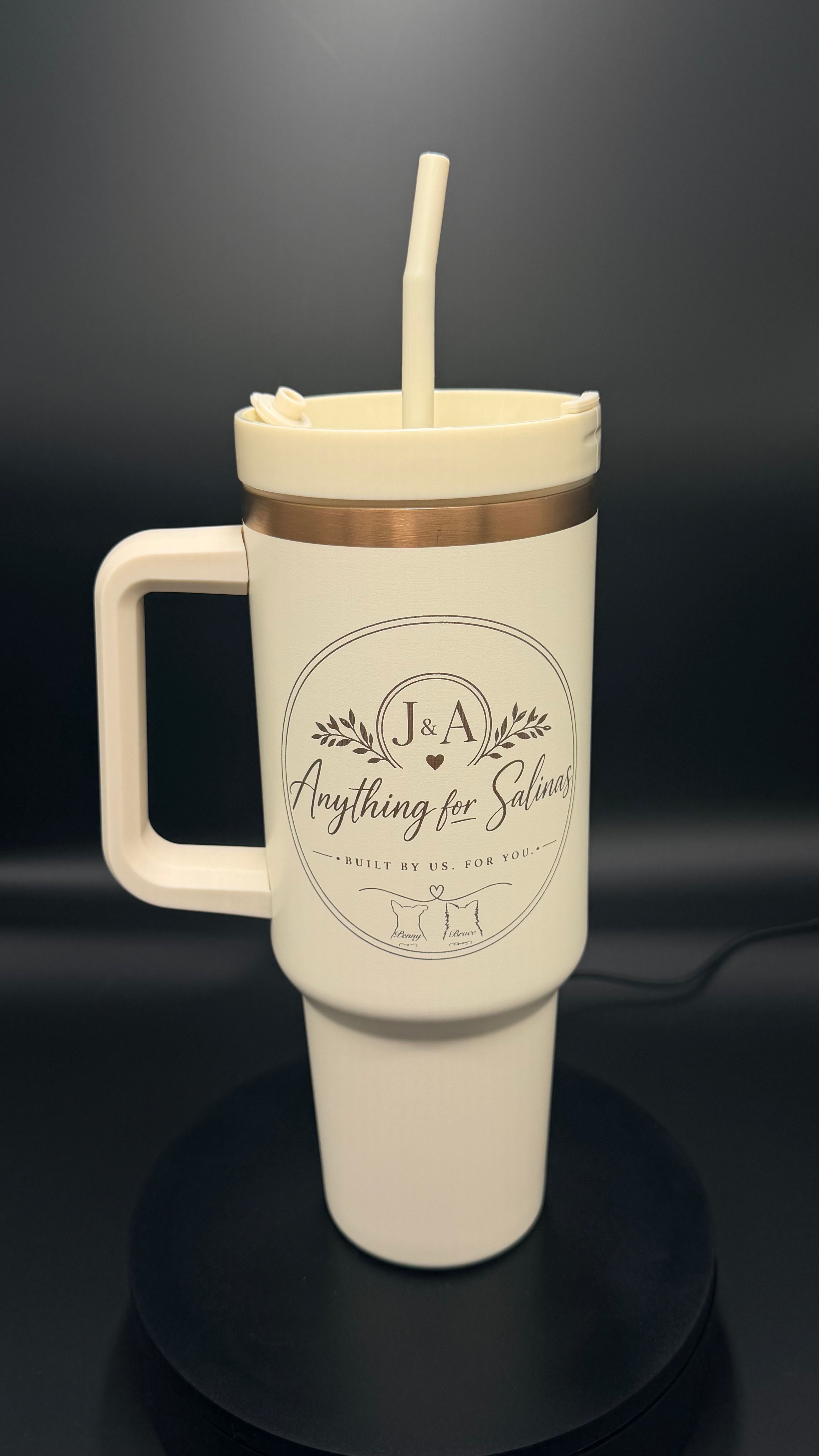 Personalized Photo Engraved 30 oz & 40 oz Tumblers